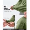 Men’s Sun Protection Long Sleeve Shirts UPF 50+(Olive)