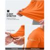 Men’s Sun Protection Long Sleeve Shirts UPF 50+(Orange)