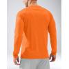Men’s Sun Protection Long Sleeve Shirts UPF 50+(Orange)
