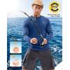 Men’s Sun Protection Long Sleeve Shirts UPF 50+(Royal Blue)