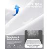 Men’s Sun Protection Long Sleeve Shirts UPF 50+(White)