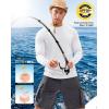 Men’s Sun Protection Long Sleeve Shirts UPF 50+(White)