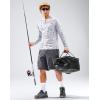 Men’s Sun Protection Long Sleeve Shirts UPF 50+(White Colored Dots)