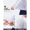 Men’s Sun Protection Long Sleeve Shirts UPF 50+(White Colored Dots)