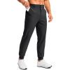G Gradual Men’s Golf Joggers Pants 4 Pockets with Belt Loops 28″ Stretch Slim Fit Dress Joggers for Men Casual Travel(Black)
