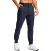 G Gradual Men’s Golf Joggers Pants 4 Pockets with Belt Loops 28″ Stretch Slim Fit Dress Joggers for Men Casual Travel(Navy Blue)
