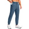 G Gradual Men’s Golf Joggers Pants 4 Pockets with Belt Loops 28″ Stretch Slim Fit Dress Joggers for Men Casual Travel(Slate Blue)