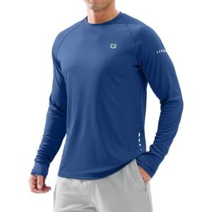 Men’s Sun Protection Long Sleeve Shirts UPF 50+(Royal Blue)