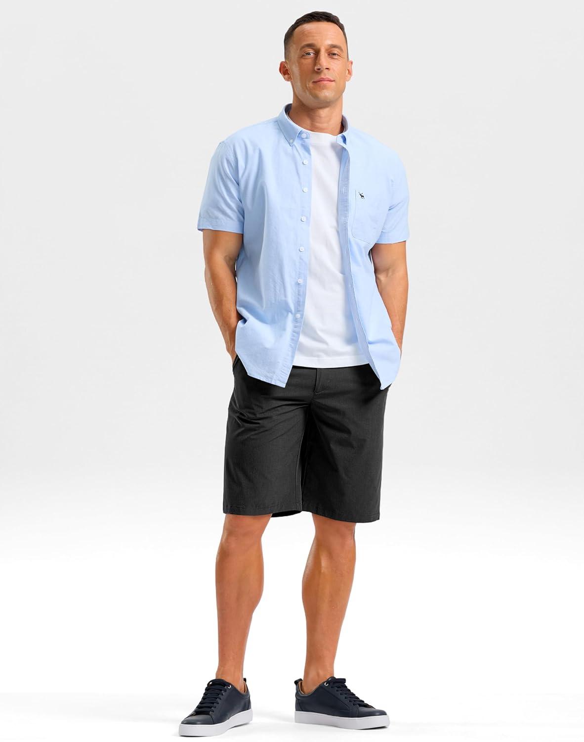 imageG Gradual Mens Casual Shorts 11 Lightweight Golf Shorts for Men with 3 Pockets Summer Quick Dry Breathable ShortsBlack