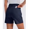 G Gradual 5″ Women’s Golf Shorts Stretchy Lightweight Outdoor Hiking Shorts with Pockets Shorts for Women Casual Summer(Navy Blue)