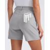 G Gradual 5″ Women’s Golf Shorts Stretchy Lightweight Outdoor Hiking Shorts with Pockets Shorts for Women Casual Summer(Sleet)