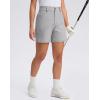 G Gradual 5″ Women’s Golf Shorts Stretchy Lightweight Outdoor Hiking Shorts with Pockets Shorts for Women Casual Summer(Sleet)
