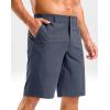 G Gradual Men’s Casual Shorts 11″ Lightweight Golf Shorts for Men with 3 Pockets Summer Quick Dry Breathable Shorts(Grey Blue)