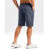 G Gradual Men’s Casual Shorts 11″ Lightweight Golf Shorts for Men with 3 Pockets Summer Quick Dry Breathable Shorts(Grey Blue)