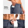 G Gradual Men’s Casual Shorts 11″ Lightweight Golf Shorts for Men with 3 Pockets Summer Quick Dry Breathable Shorts(Grey Blue)