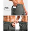 G Gradual Men’s Casual Shorts 11″ Lightweight Golf Shorts for Men with 3 Pockets Summer Quick Dry Breathable Shorts(Heather Army Green)