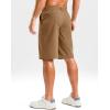 G Gradual Men’s Casual Shorts 11″ Lightweight Golf Shorts for Men with 3 Pockets Summer Quick Dry Breathable Shorts(Heather Dark Khaki)