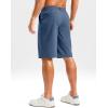 G Gradual Men’s Casual Shorts 11″ Lightweight Golf Shorts for Men with 3 Pockets Summer Quick Dry Breathable Shorts(Heather Dusty Blue)