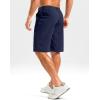 G Gradual Men’s Casual Shorts 11″ Lightweight Golf Shorts for Men with 3 Pockets Summer Quick Dry Breathable Shorts(Heather Navy)