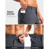 G Gradual Men’s Casual Shorts 11″ Lightweight Golf Shorts for Men with 3 Pockets Summer Quick Dry Breathable Shorts(Heather Steel Gray)