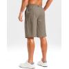 G Gradual Men’s Casual Shorts 11″ Lightweight Golf Shorts for Men with 3 Pockets Summer Quick Dry Breathable Shorts(Heather Tan)