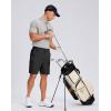 G Gradual Men’s Casual Shorts 9″ Lightweight 4 Pockets Stretch Quick-Dry Summer Shorts for Golf Work Hiking Trips (7″, Black, 3XL)