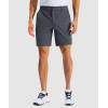 G Gradual Men’s Golf Dress Shorts 7 Inch Inseam Lightweight Quick Dry Chino Casual Work Shorts for Men with 4 Pockets(Deep Grey)