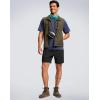 G Gradual Men’s Shorts 7″/ 5″/ 9″ Lightewight Casual Shorts for Men Hiking Golf Shorts with 3 Zipper Pockets(Black)