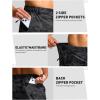 G Gradual Men’s Shorts 7″/ 5″/ 9″ Lightewight Casual Shorts for Men Hiking Golf Shorts with 3 Zipper Pockets(Black Camo B)