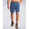 G Gradual Men’s Shorts 7″/ 5″/ 9″ Lightewight Casual Shorts for Men Hiking Golf Shorts with 3 Zipper Pockets(Blue)