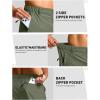 G Gradual Men’s Shorts 7″/ 5″/ 9″ Lightewight Casual Shorts for Men Hiking Golf Shorts with 3 Zipper Pockets(Grey Sage)