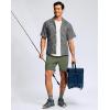 G Gradual Men’s Shorts 7″/ 5″/ 9″ Lightewight Casual Shorts for Men Hiking Golf Shorts with 3 Zipper Pockets(Grey Sage)