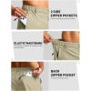 G Gradual Men’s Shorts 7″/ 5″/ 9″ Lightewight Casual Shorts for Men Hiking Golf Shorts with 3 Zipper Pockets(Light Khaki)