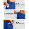 G Gradual Men’s Shorts 7″/ 5″/ 9″ Lightewight Casual Shorts for Men Hiking Golf Shorts with 3 Zipper Pockets(Royal Blue)