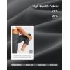 G Gradual Petite Pants for Women 24″/26″ Ankle Pants 2 Pockets Stretchy 7/8 Sweatpants for Golf Travel Athletic Casual(Deep Grey)