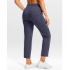 G Gradual Petite Pants for Women 24″/26″ Ankle Pants 2 Pockets Stretchy 7/8 Sweatpants for Golf Travel Athletic Casual(Navy)