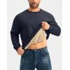 G Gradual Sherpa Lined Sweatshirts for Men Fleece Crewneck Sweatshirt Pullover Warm Shirts for Winter