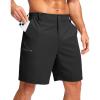 G Gradual Men’s Casual Shorts 9″ Lightweight 4 Pockets Stretch Quick-Dry Summer Shorts for Golf Work Hiking Trips (7″, Black, 3XL)