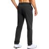 G Gradual Mens Golf Pants Stretch Dress Casual Pants 30″/32″/34″ Lightweight Work Travel Slacks for Men with 4 Pockets(Black)