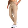 G Gradual Mens Golf Pants Stretch Dress Casual Pants 30″/32″/34″ Lightweight Work Travel Slacks for Men with 4 Pockets(Khaki)