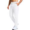 G Gradual Mens Golf Pants Stretch Dress Casual Pants 30″/32″/34″ Lightweight Work Travel Slacks for Men with 4 Pockets(White)