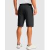 Men’s Golf Shorts with 5 Pockets 11″ Inseam Stretch Quick Dry Casual Work Dress Shorts for Men(Black)