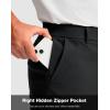 Men’s Golf Shorts with 5 Pockets 11″ Inseam Stretch Quick Dry Casual Work Dress Shorts for Men(Black)