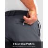 Men’s Golf Shorts with 5 Pockets 11″ Inseam Stretch Quick Dry Casual Work Dress Shorts for Men(Dark Grey)