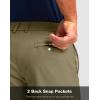 Men’s Golf Shorts with 5 Pockets 11″ Inseam Stretch Quick Dry Casual Work Dress Shorts for Men(Dusty Khaki)