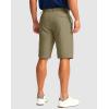 Men’s Golf Shorts with 5 Pockets 11″ Inseam Stretch Quick Dry Casual Work Dress Shorts for Men(Dusty Khaki)
