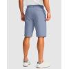 Men’s Golf Shorts with 5 Pockets 11″ Inseam Stretch Quick Dry Casual Work Dress Shorts for Men(Ice Blue)