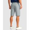 Men’s Golf Shorts with 5 Pockets 11″ Inseam Stretch Quick Dry Casual Work Dress Shorts for Men(Light Grey)