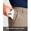 Men’s Golf Shorts with 5 Pockets 11″ Inseam Stretch Quick Dry Casual Work Dress Shorts for Men(Mineral Brown)