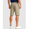 Men’s Golf Shorts with 5 Pockets 11″ Inseam Stretch Quick Dry Casual Work Dress Shorts for Men(Mountain Olive)